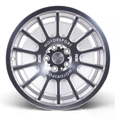 NEW 18" 3SDM 0.66 ALLOY WHEELS IN SILVER WITH POLISHED FACE WITH DEEPER CONCAVE 9.5" REAR et42/40